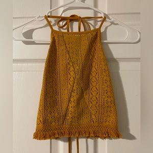 Goldish Brown Halter Top